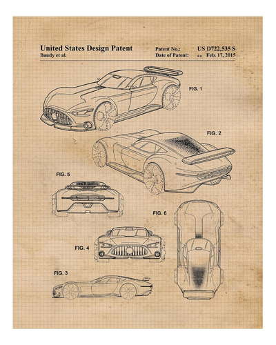 Impresiones De Patentes De Autos Amg Vision Concept De ...