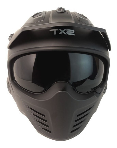 Casco Tech X-2 Cafe Racer Certificado Dot Modular Con Visera