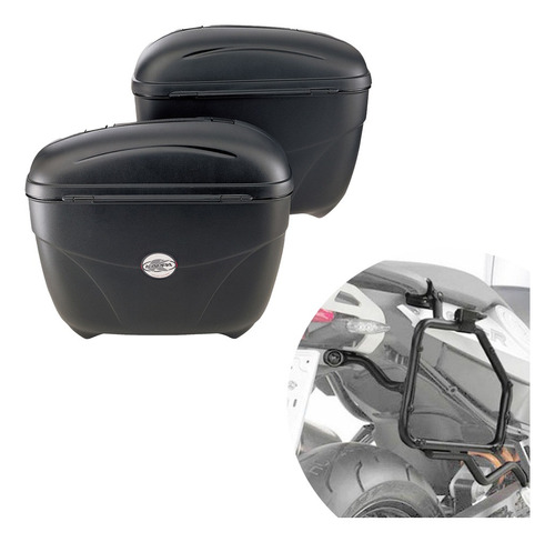 Baules Laterales 21l Con Soporte P/ Bmw F 800 R 2009 A 2016