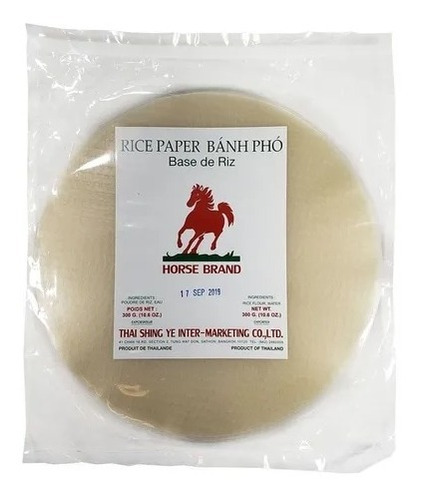 Folha De Arroz Rice Paper Spring Rolls Skin Harumaki Horse
