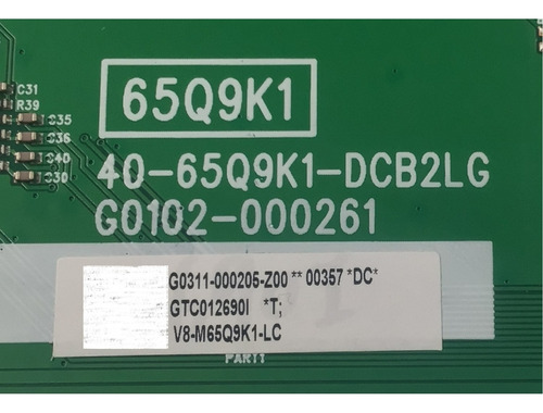 Driver Led Tcl Original G0311-000205 G0102-000261 65qm751g (Usado)