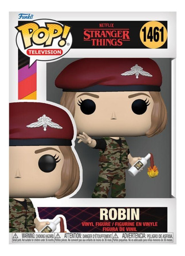 Funko Pop! Stranger Things Robin With Molotov Cocktail #1461 (Usado)