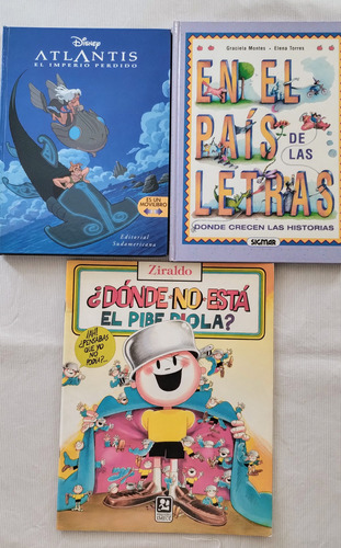Libros Infantiles. El País De Las Letras-atlantis-pibe Piola