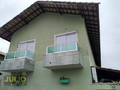 Imagem 1 de 20 de Village Com 2 Dormitórios, Lado Praia,, 70 M² Por R$ 235.000 - Cibratel - Itanhaém/sp - Vl0046