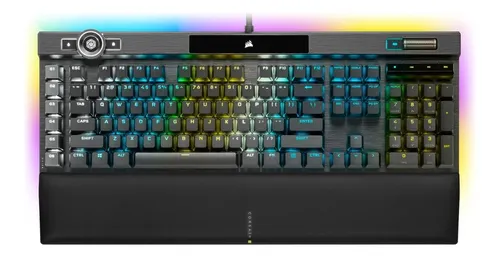 Teclado Gamer Corsair K100 Rgb Cherry Mx Speed Black