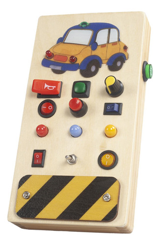 Interruptor De Luz Placa Ocupada Brinquedo Montessori Painel