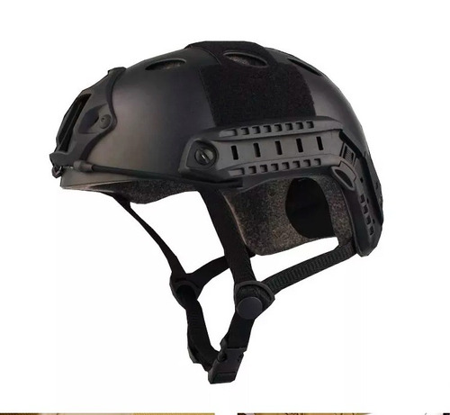 Casco Militar Tactico Helmet Negro Gotcha Paintball Airsoft