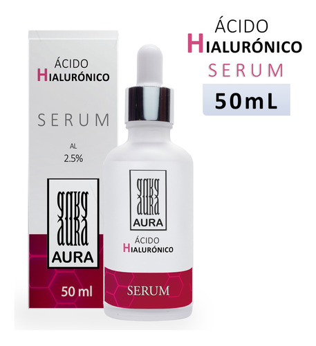 Serum Facial Concentrado 2.5% Ácido Hialurónico Retinol Aura