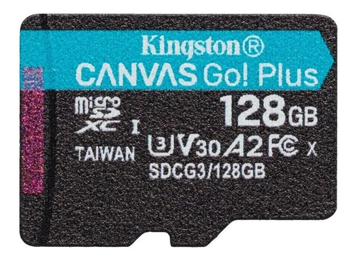Imagen 7 de 7 de Memoria Micro Sd 128gb Kingston Canvas Sdcg3 170mb/s Negro
