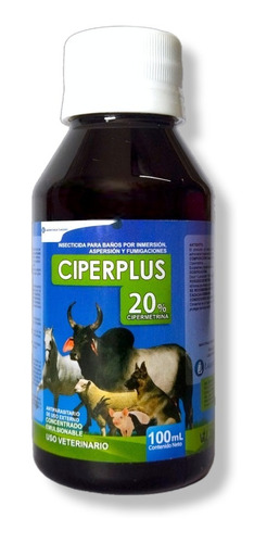 Antipulgas Ciperplus Para Fumigar Pulgas Y Garrapatas 100ml