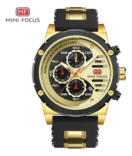 Reloj De Pulsera De Cuarzo Impermeable Luminoso Mini Focus