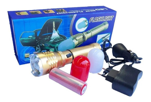 Linterna Led Tactica Recargable  Zoom Swat Led Cree Q5 