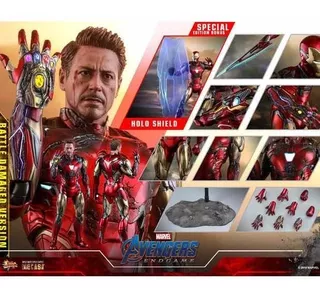 Iron Man Mark 85 Battle Damage Exclusivo 1/6 Hot Toys Marvel