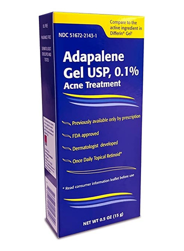 Adapalene Gel Tratamiento Anti Acné 0.1% 15gm Generico Neutra