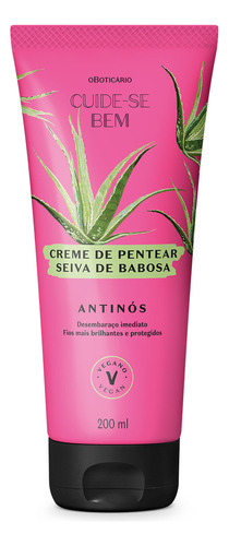  Boticário Cuide-se Bem Feira Creme De Pentear Babosa 200ml