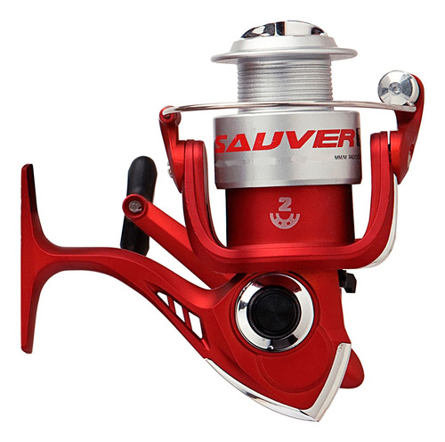 Reel Pesca Variada Mar Rio Waterdog Sauver 7002 Carretel Ext