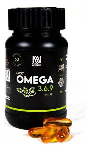 Omega 369 - Natural Nutrition 60caps Sabor UNFLAVOURED