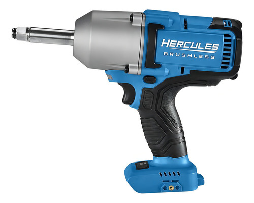 Pistola De Impacto De Alto Torque De 1/2 Pg Inalámbrica 20 V Color Azul Acero