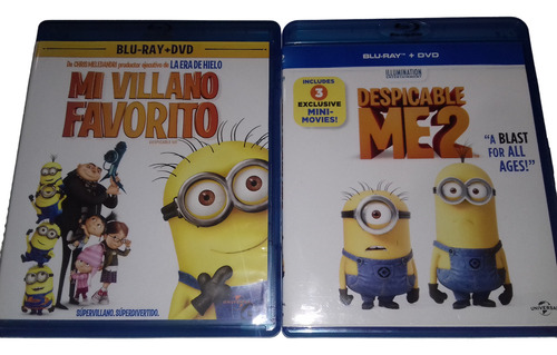 Mi Villano Favorito 1 Y 2 Blu-ray + Dvd