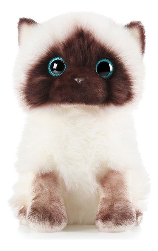 Peluche Ragdoll Kitty Con Forma De Gato Siamés