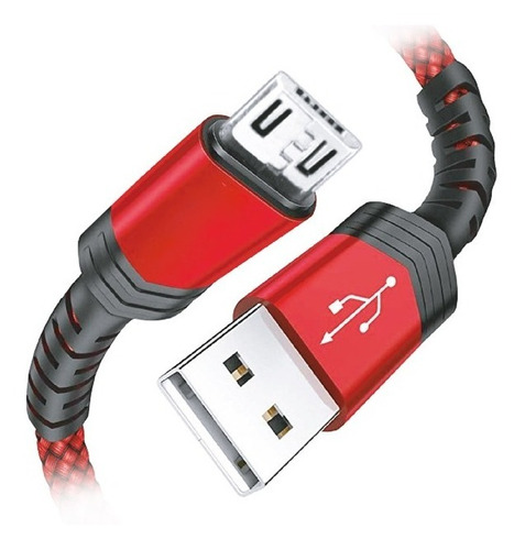 Cable Micro Usb Datos Mallado Reforzado Skyway Carga Rapida