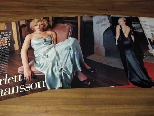 (q356) Scarlett Johansson * Clippings Revista 4 Pgs * 2006