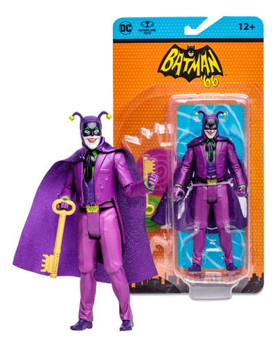 Sm Mcfarlane Figura 6 Batman 66 - The Joker (cómic)