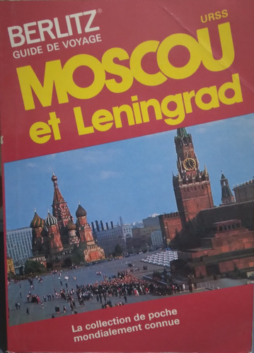 Guía Turística De Moscú Y Leningrado (berlitz) -autores Vari