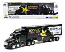 Comprar New Ray 1:32 Trailer Peterbilt 387 Husqvarna Rockstar Caja 