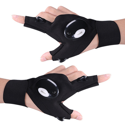 Pesca Linterna Luminosos 2 Con Unidades Guantes De Led