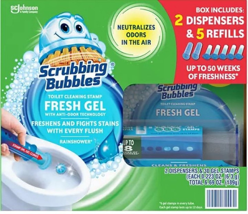 Limpia Poceta Sello Gel Baño Scrubbing Bubbles Ambient Pato