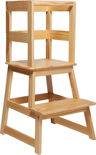 Taburete De Cocina Para Niños Con Riel De Seguridad P...
