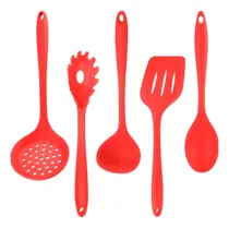 Comprar Jogo De Silicone Concha Espátula Colher Pegador Escumadeira