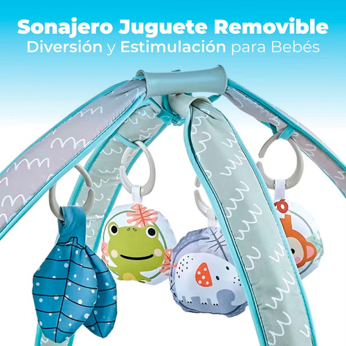 Gimnasio Alfombra Bebe Acolchado Fluffybaby Centro De Juegos