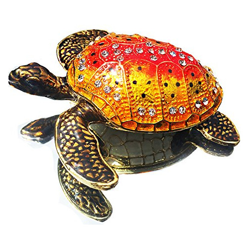 Waltz&f Figura De Tortuga Coleccionable Con Bisagras, Soport