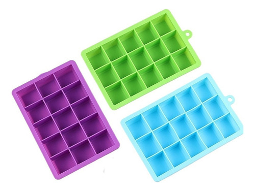 Qw Moldes Silicona Para Hielo3 Pcs Hacer Hielos Molde