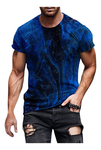 Y New Fashion, Polera Para Hombre, 3d, Sin Ubicación, Con