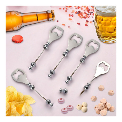 Aemygo 12 Pcs Beadable Beer Apener, Abreador De Botella De