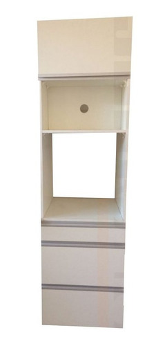 Imagen 3 de 4 de Mueble Torre Para Horno De Empotrar Y Microondas.