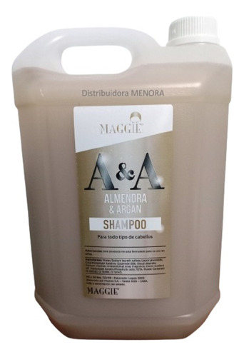 Maggie Shampoo Argan Y Almendras De 5 Litros