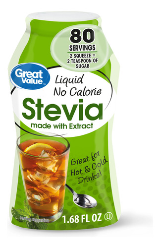 Stevia Liquida Great Value 50 Ml