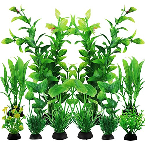 Accesorios Peceras Decoraciones De Acuario Plantas Verd...