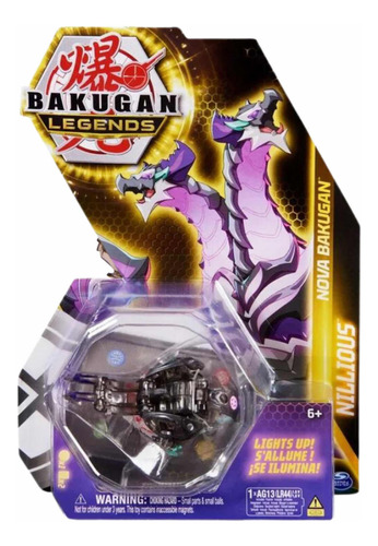 Bakugan Legends Nova Nillious Light Up Con Luces