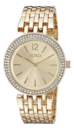 Reloj Xoxo Xo264, Analógico Dorado, Caja De 39 Mm De Diámetr