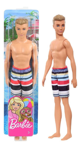 Muñeca Barbie Traje De Baño Playa Original Toy Pce Bigshop