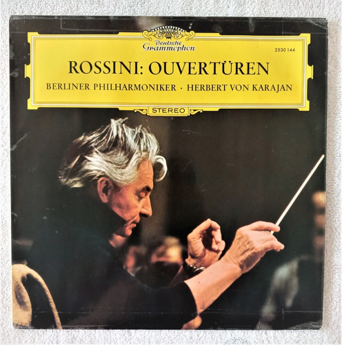 Herbert Von Karajan Lp Gioacchino Rossini Overtures