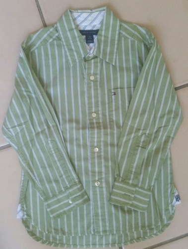 Camisa Tommy Hilfilger Talla Xs (4-5) Para Niños