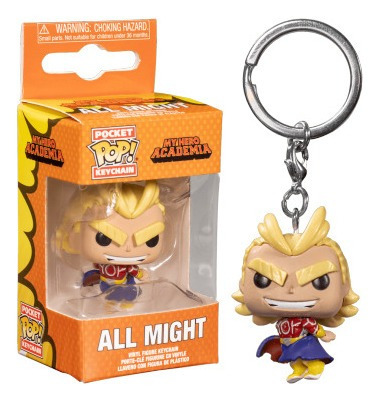 Imagen 3 de 4 de Llavero Funko Pop: My Heroe Academia - All Might