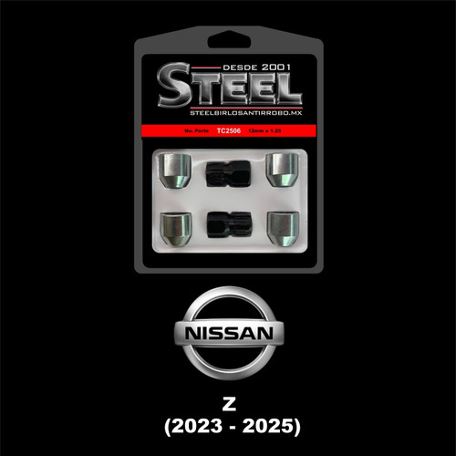 Birlos Tuercas Seguridad Antirrobo Nissan Z 2023-2025