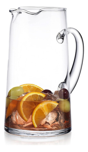 M Jarra De Cristal Glaver's, Con Cano, Para Bebidas Frias